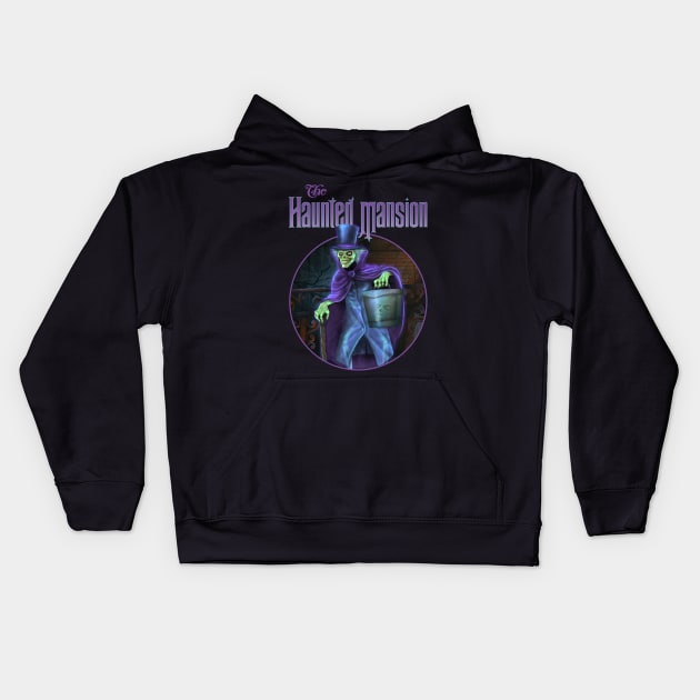 Hatbox Ghost Kids Hoodie by Rosado